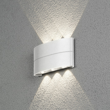 Konstsmide buitenlamp Chieri mat wit