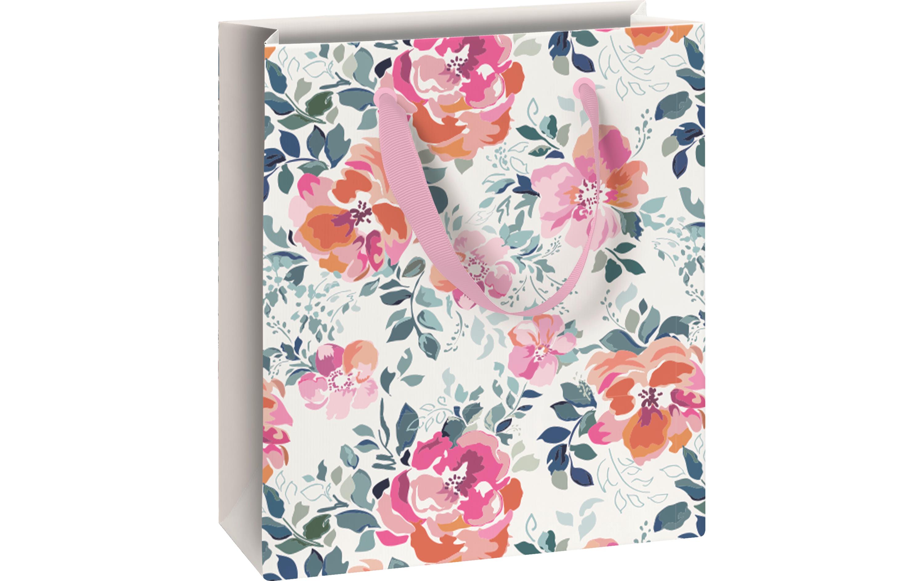 Geschenktasche Roses 18 x 8 x 21 cmTragetasche zum Einpacken von Geschenken
