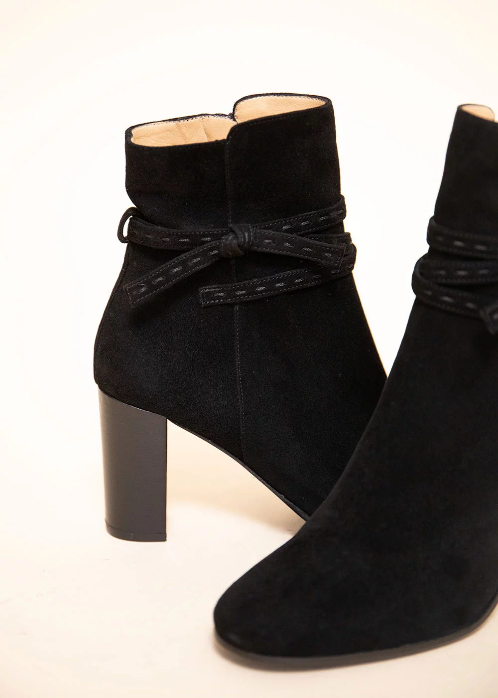 BOOTS MANEGE VELOURS NOIR