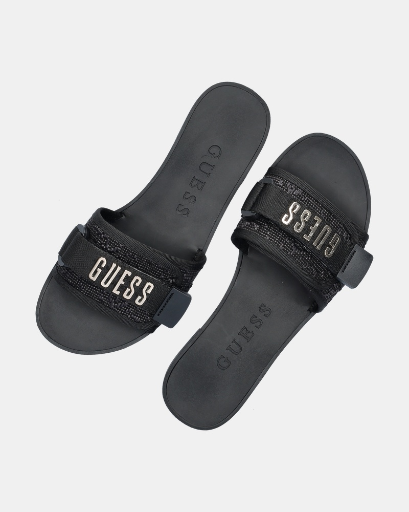 Guess Elyze Slippers  - zwart