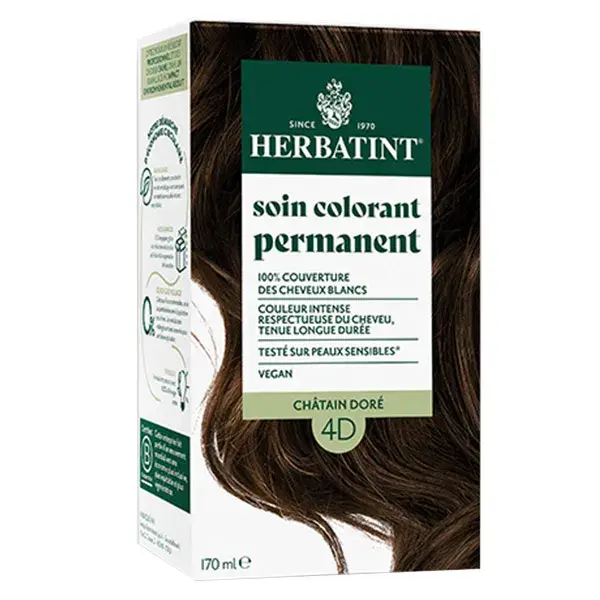 Fitoceutico Herbatint 4D Castanho Dourado 170 ml