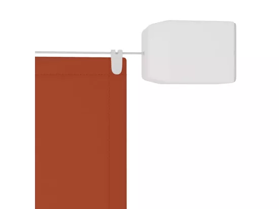 Auvent vertical Terre cuite 60x420 cm Tissu oxford