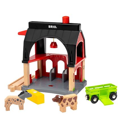 BRIO WoRød Stald Til Dyr - 36012