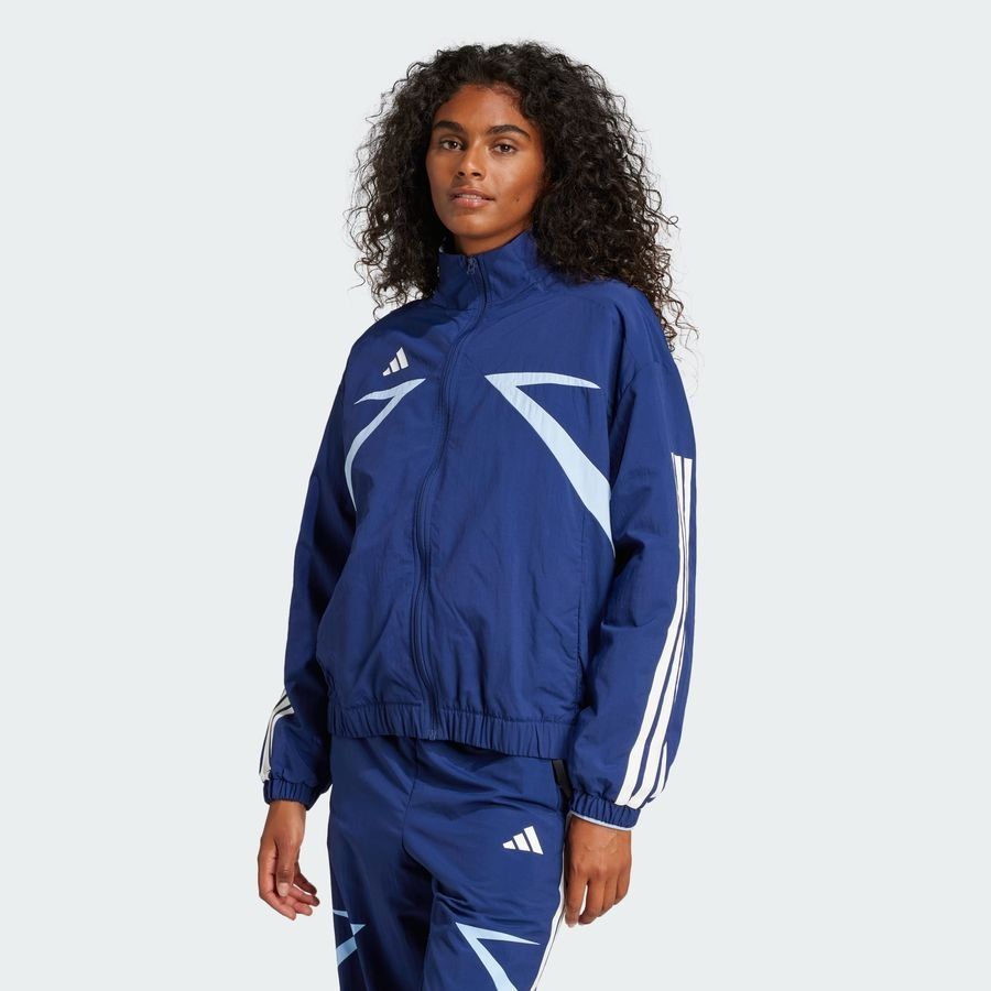 Adidas Veste de survêtement toile Color Block 3 bandes Tiro Cut