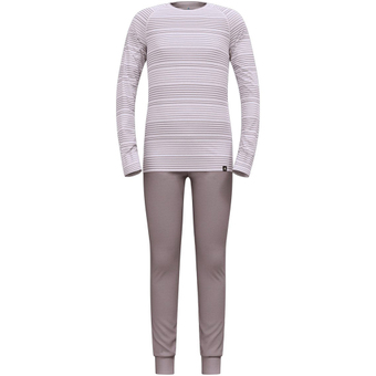 Odlo Active Warm Eco Funktionswäsche-Set Lang Misty Lilac - Gray Ridge Kinder