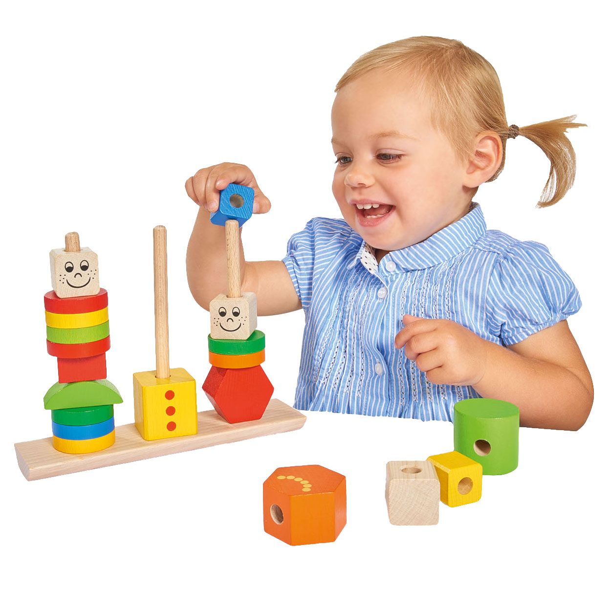 Eichhorn Houten Stapelpuzzel Figuren