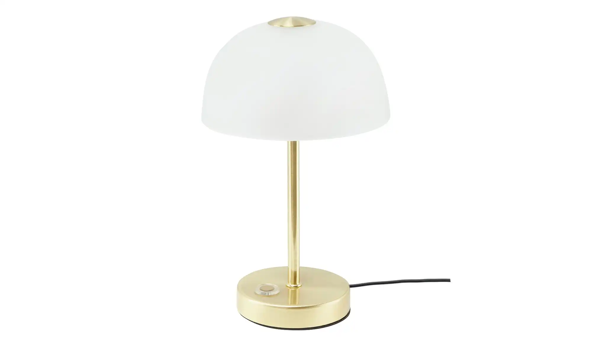 KHG LED-Tischleuchte, 1-flammig, messing/ Alabasterglas