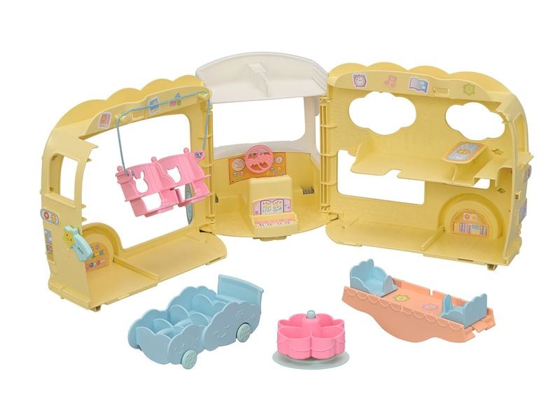 Sylvanian Families Sylvanian Families Bus Regenbogen Erlebn Spiel-Set