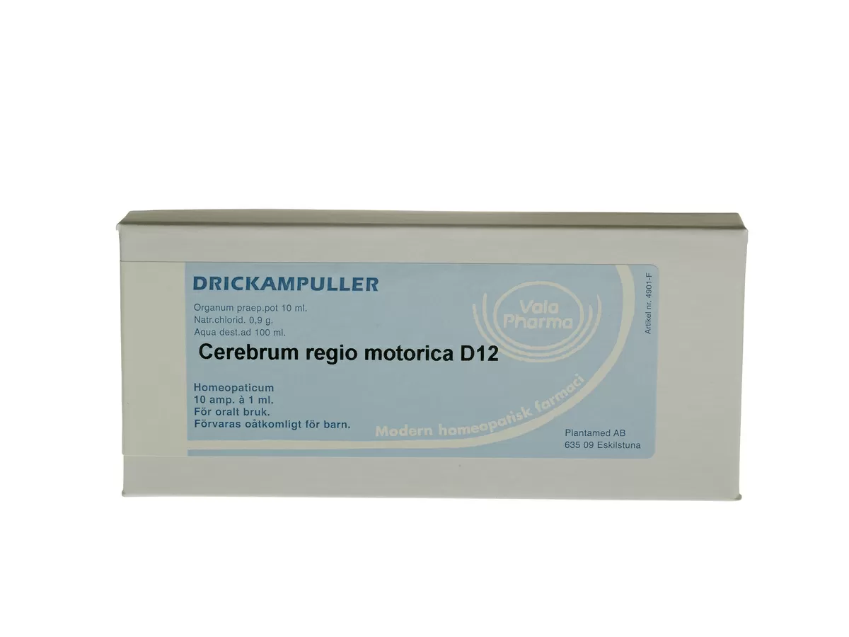 Allergica Cerebrum regio motorica D12 - 10 x 1 ml