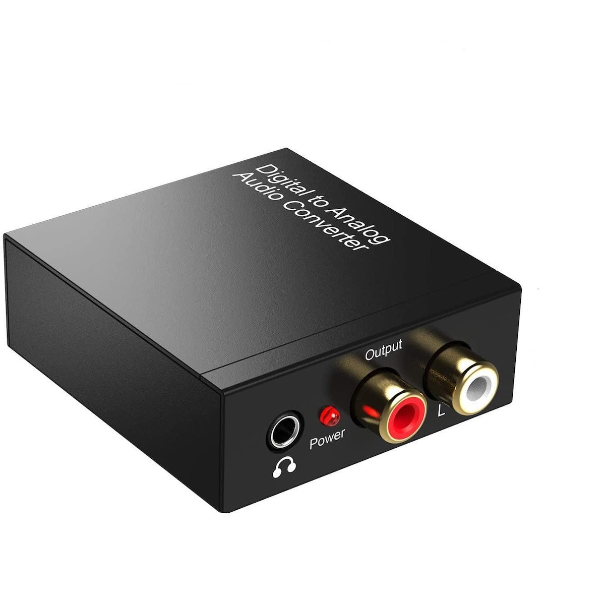 NÖRDIC 192kHz digital til analog lydkonverter, Toslink og koaksial til RCA L / R og 3,5 mm Aux D / A omformer