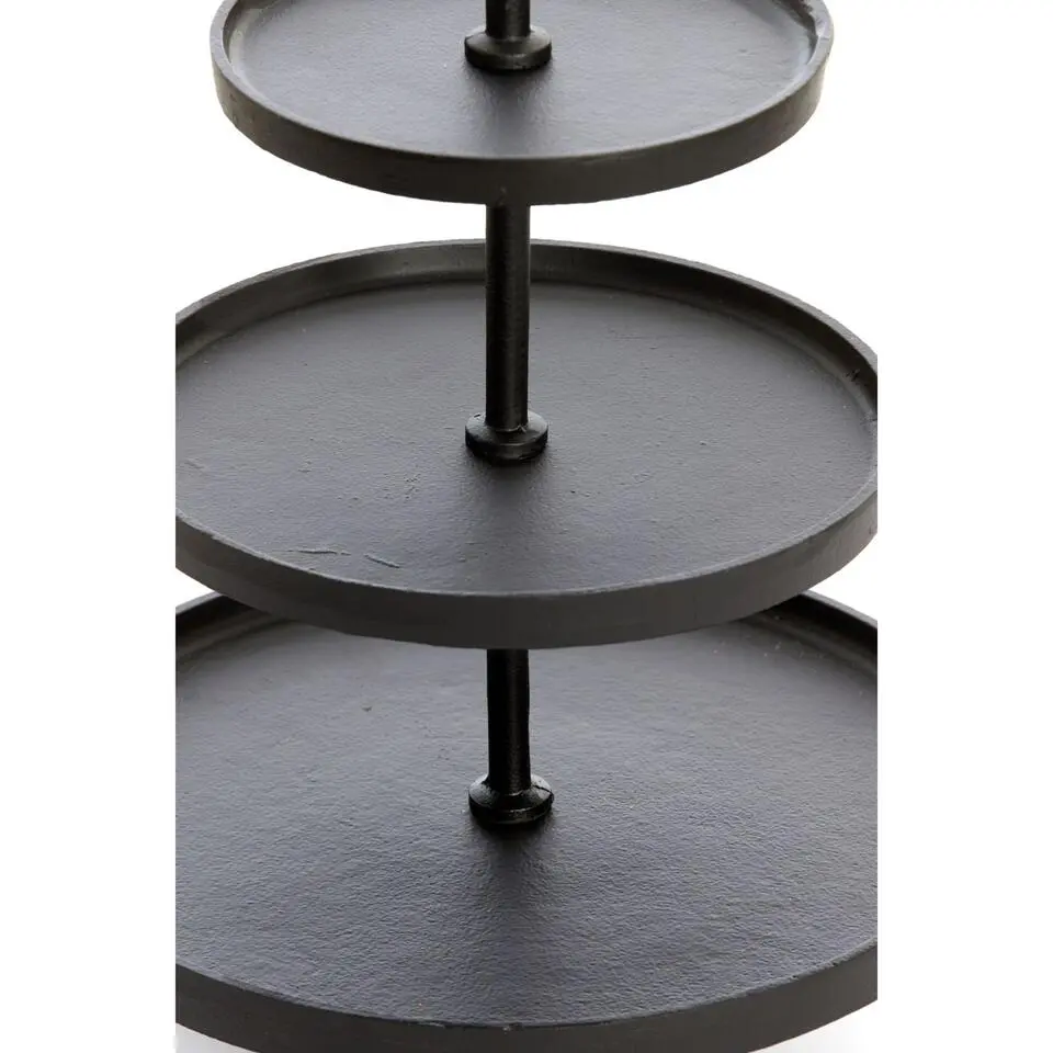 Etagère Marozu - Zwart - 3 Laags