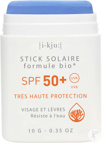 EQ Love Stick Solaire Teinté Formule Bio IP50+ Visage Et Lèvres Couleur Bleu 10g