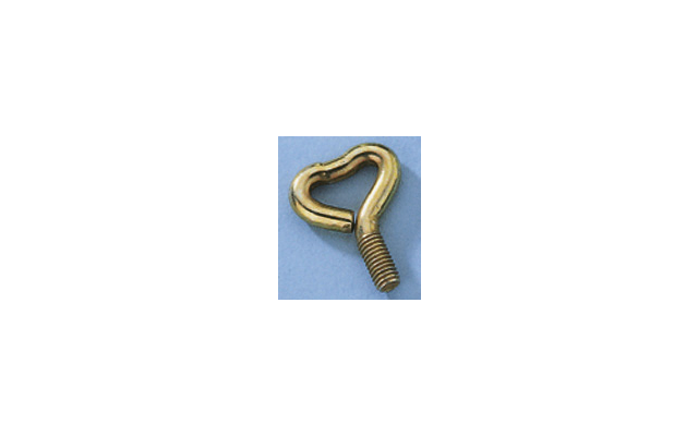 Berger Herzschraube M 6 Gold 10er Pack