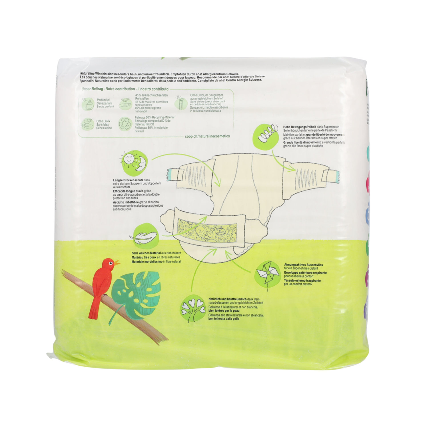 Naturaline Baby Junior Grösse 5,11-25kg, 36 Stück