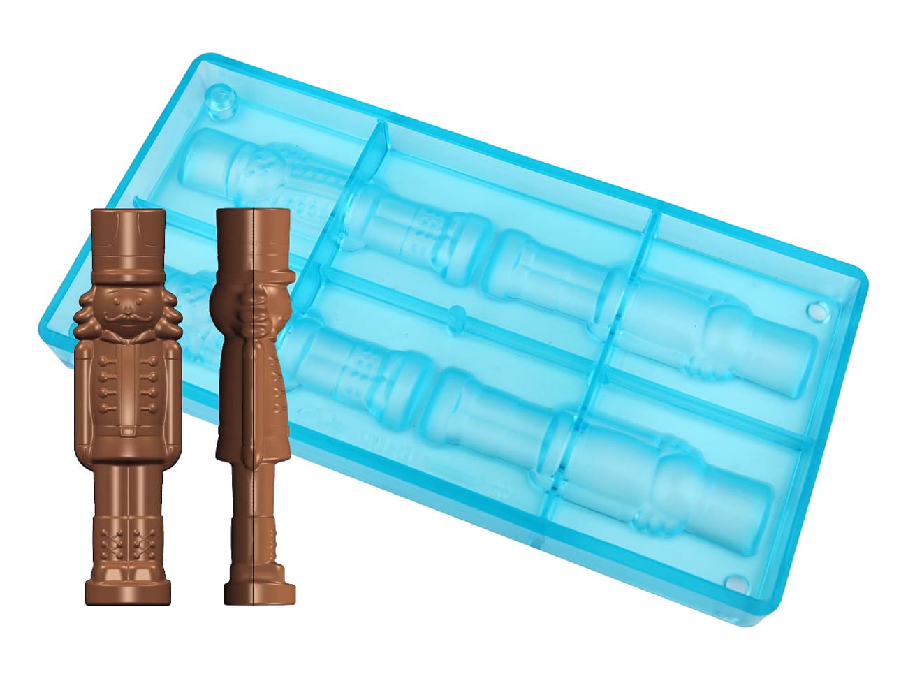 Moule chocolat - 2 soldats casse-noisette