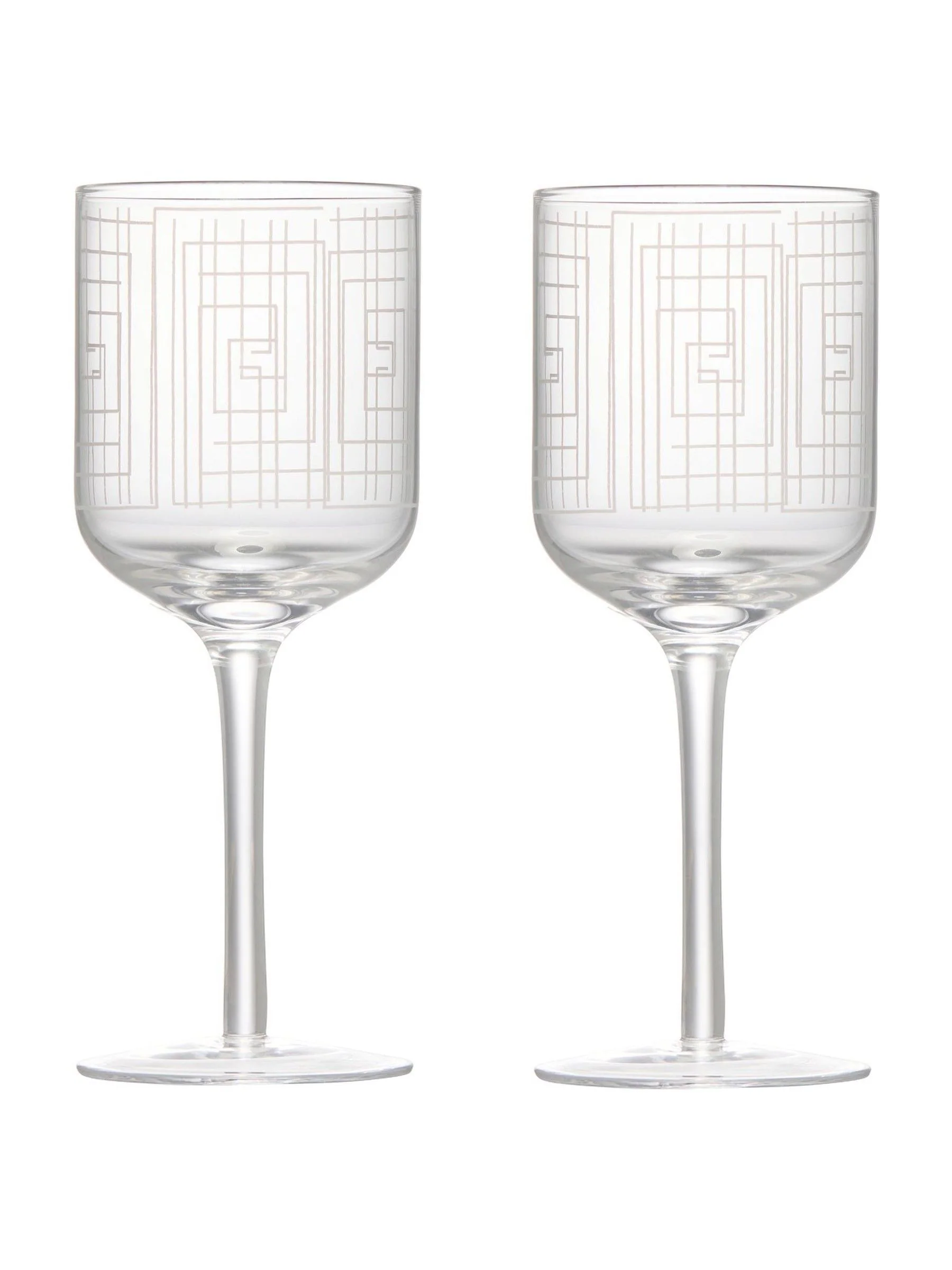 Anton Studio Designs Set van 2 Maze Wijnglazen