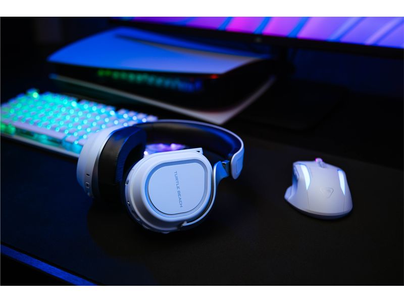 Turtle Beach Headset Stealth 700 (Gen. 3) Weiss Komfortables, kabelloses Gaming-Headset für Spielkonsolen