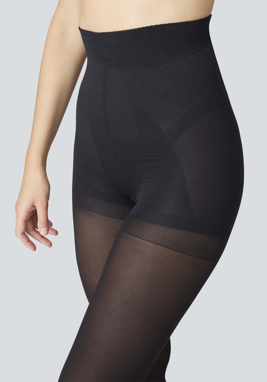 Swedish Stockings Strümpfe Anna Control Top Black