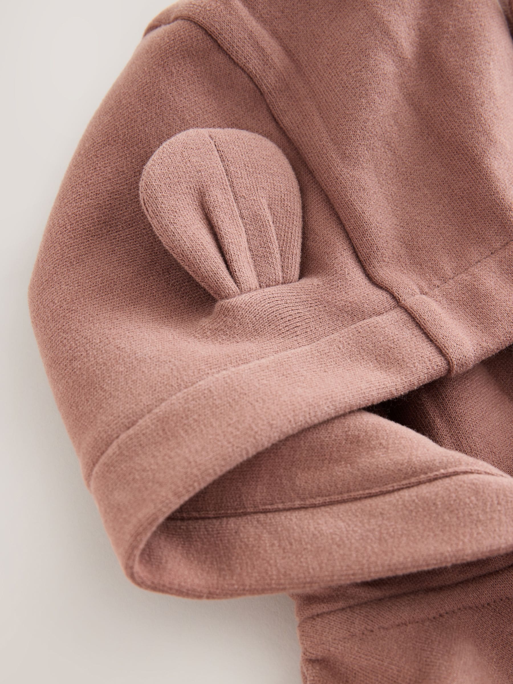 Mokkabruin - Hoodie met ritssluiting (3 mnd-7 jr)