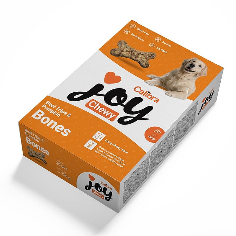 Calibra Joy Dog Chewy Beef Tripe & Pumpkin Bones | 720 gram | 15740.1