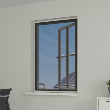 Livn plisséhor raam Plus wit 100x155 cm