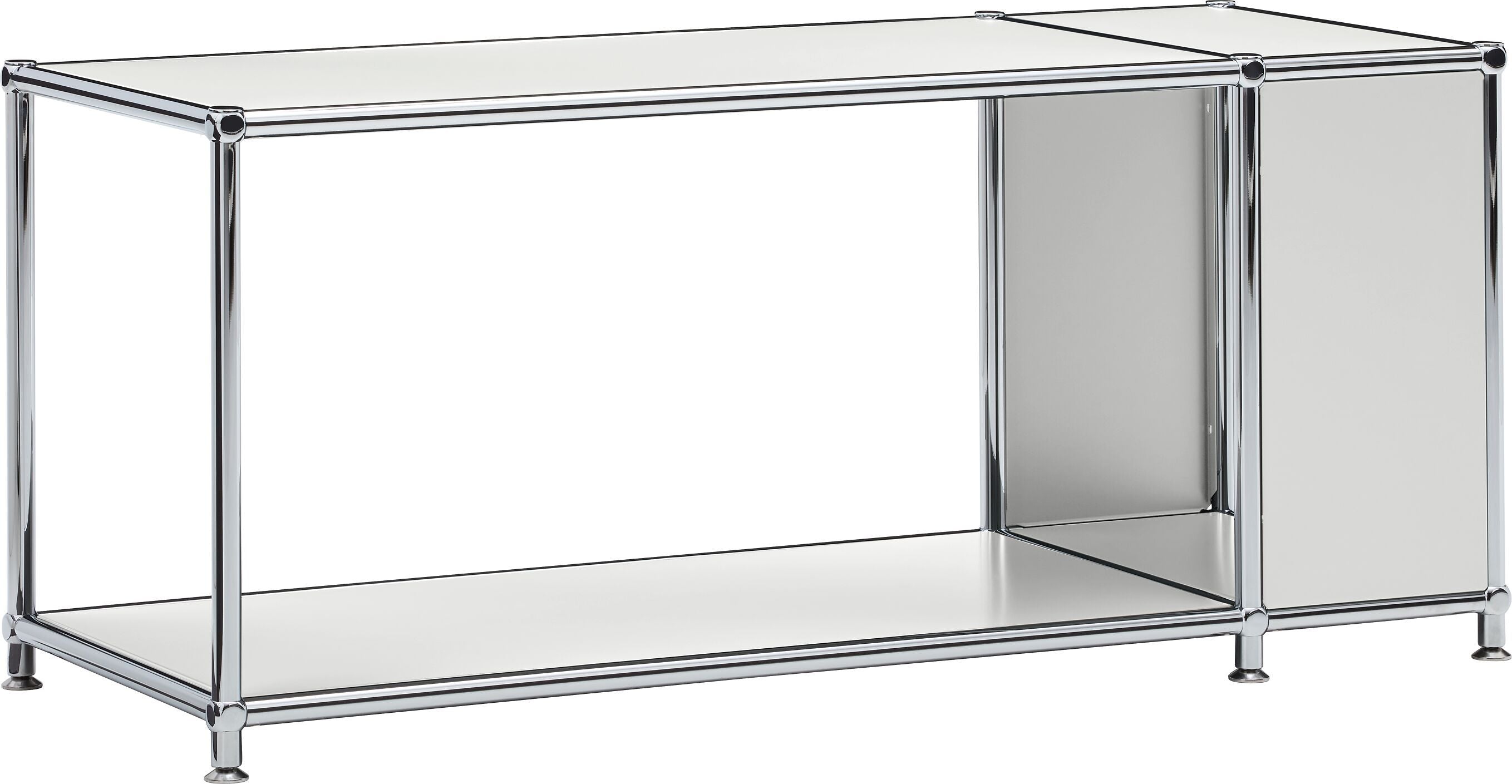 FLEXCUBE Beistelltisch - Hellgrau / B: 97.0 cm x T: 40.0 cm x H: 42.5 cm
