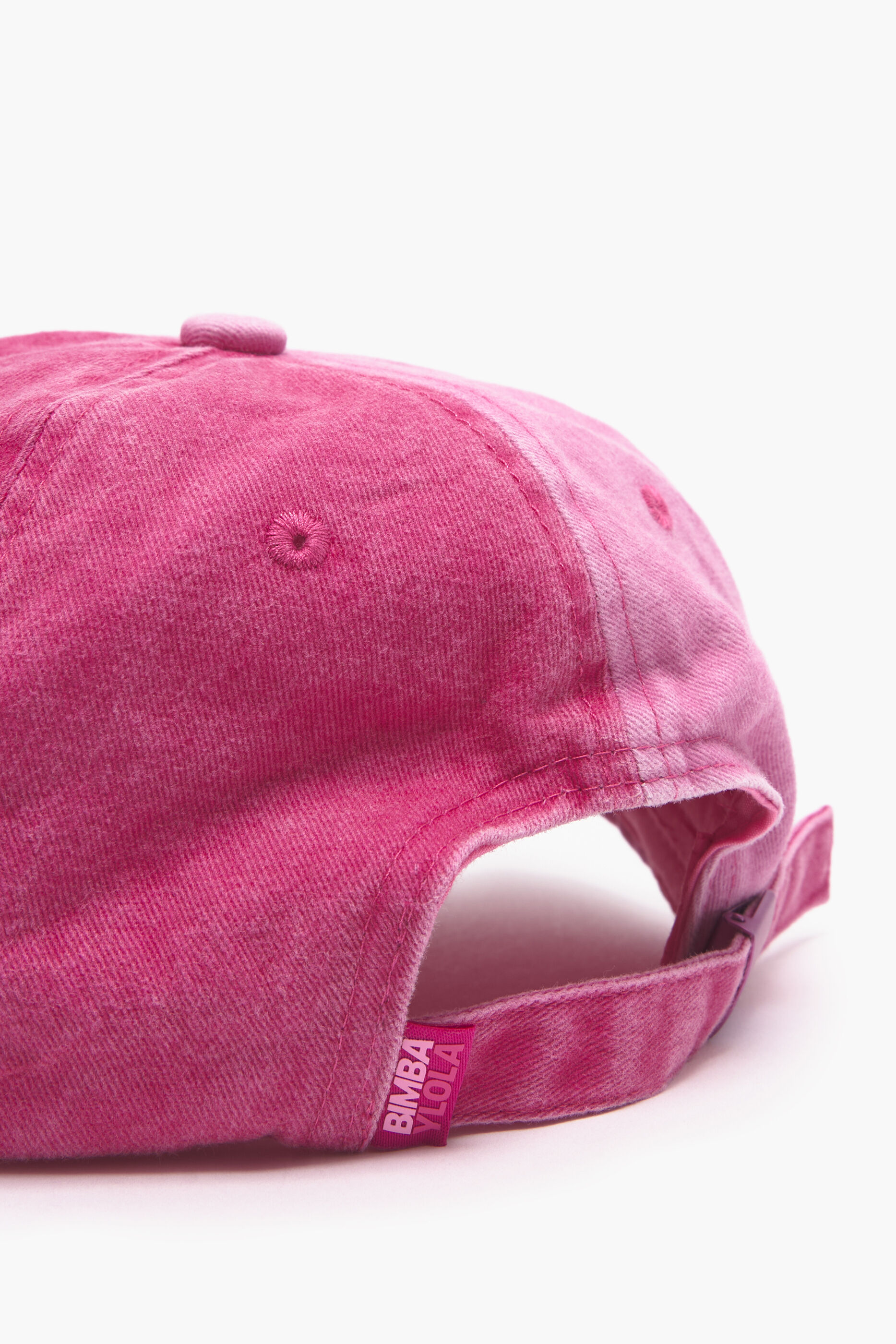 Boné de algodão bicolor rosa