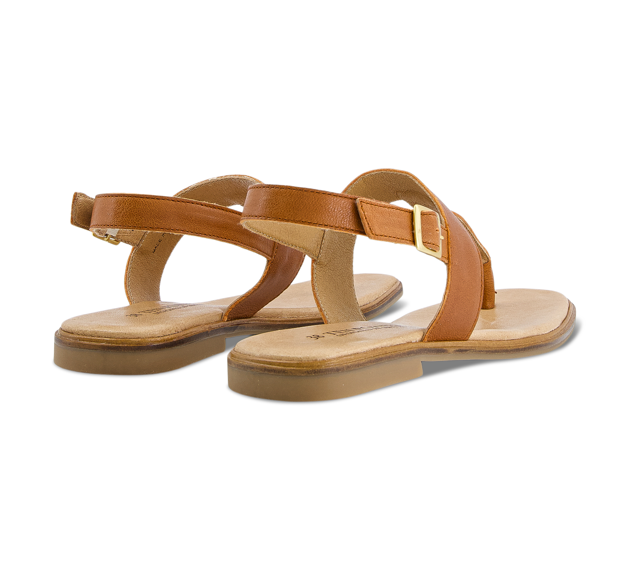 Ten Points Olivia - Riemchensandalen braun