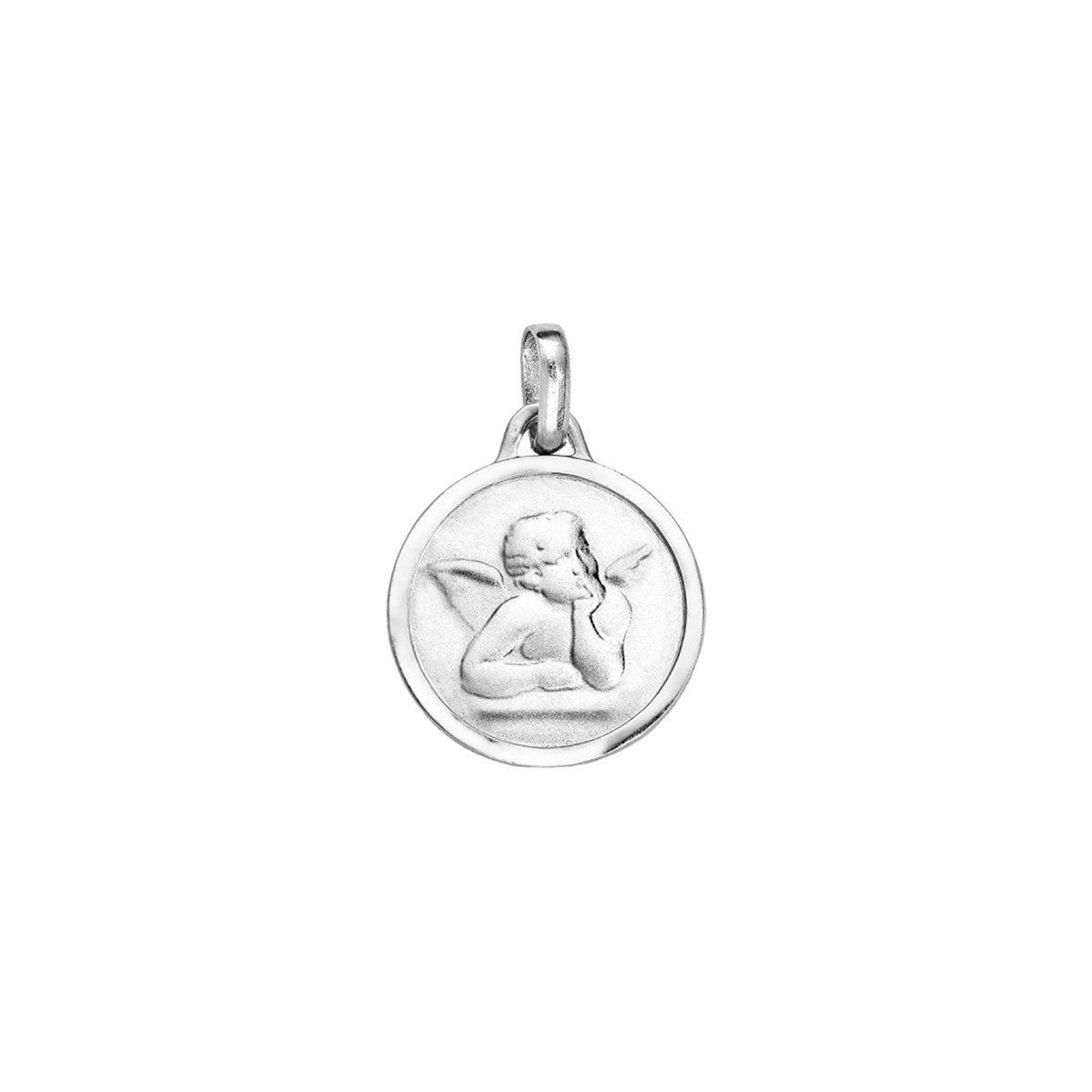 Médaille ronde avec Ange - Argent