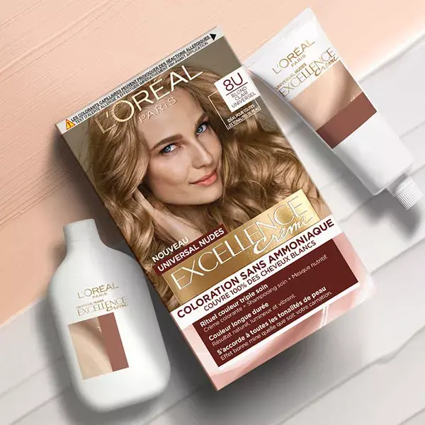 L'Oréal Paris Excellence Crème Universal Nudes Coloration N°8 Blond Clair