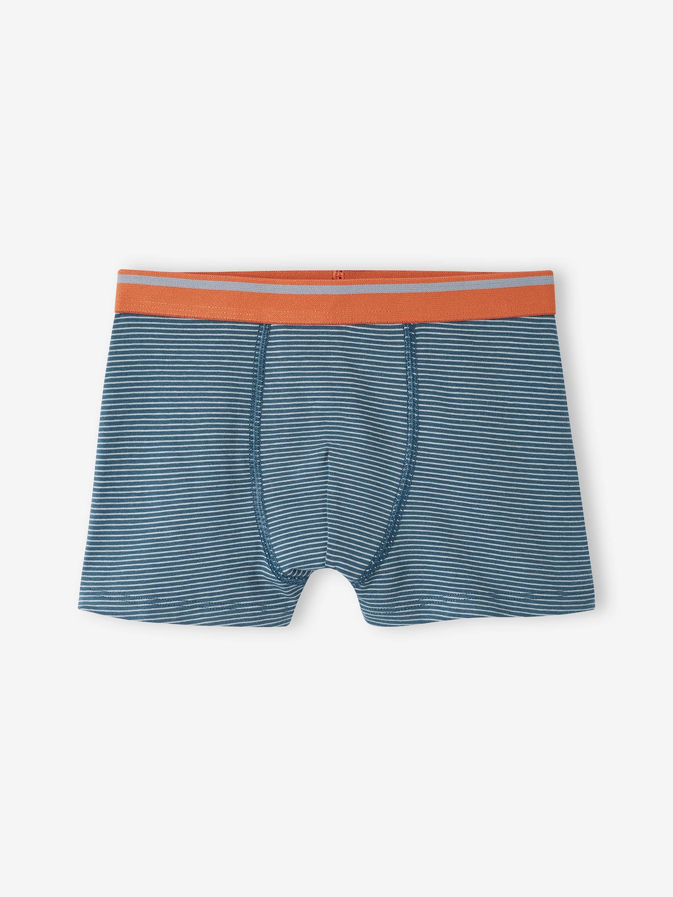 Pacote com 5 cuecas boxer elásticas 