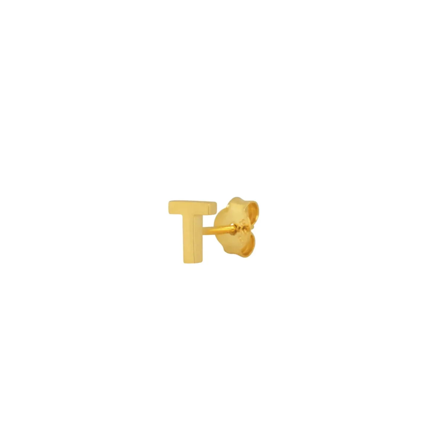 IX Studios Letter Øreringe 22 kt. Forgyldt Sølv DMB0352TGD