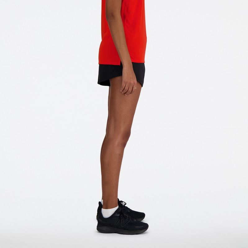 New Balance Short 3 Inch Dames Sportbroek - Zwart