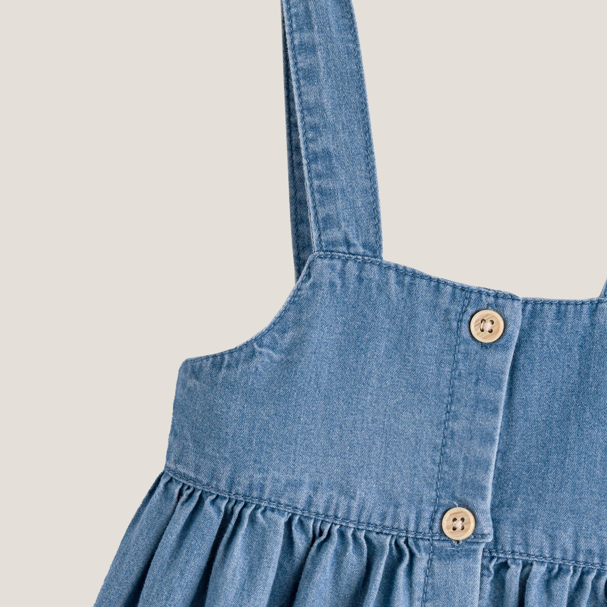 COLEÇÕES LA REDOUTE<br>Vestido jeans com alças