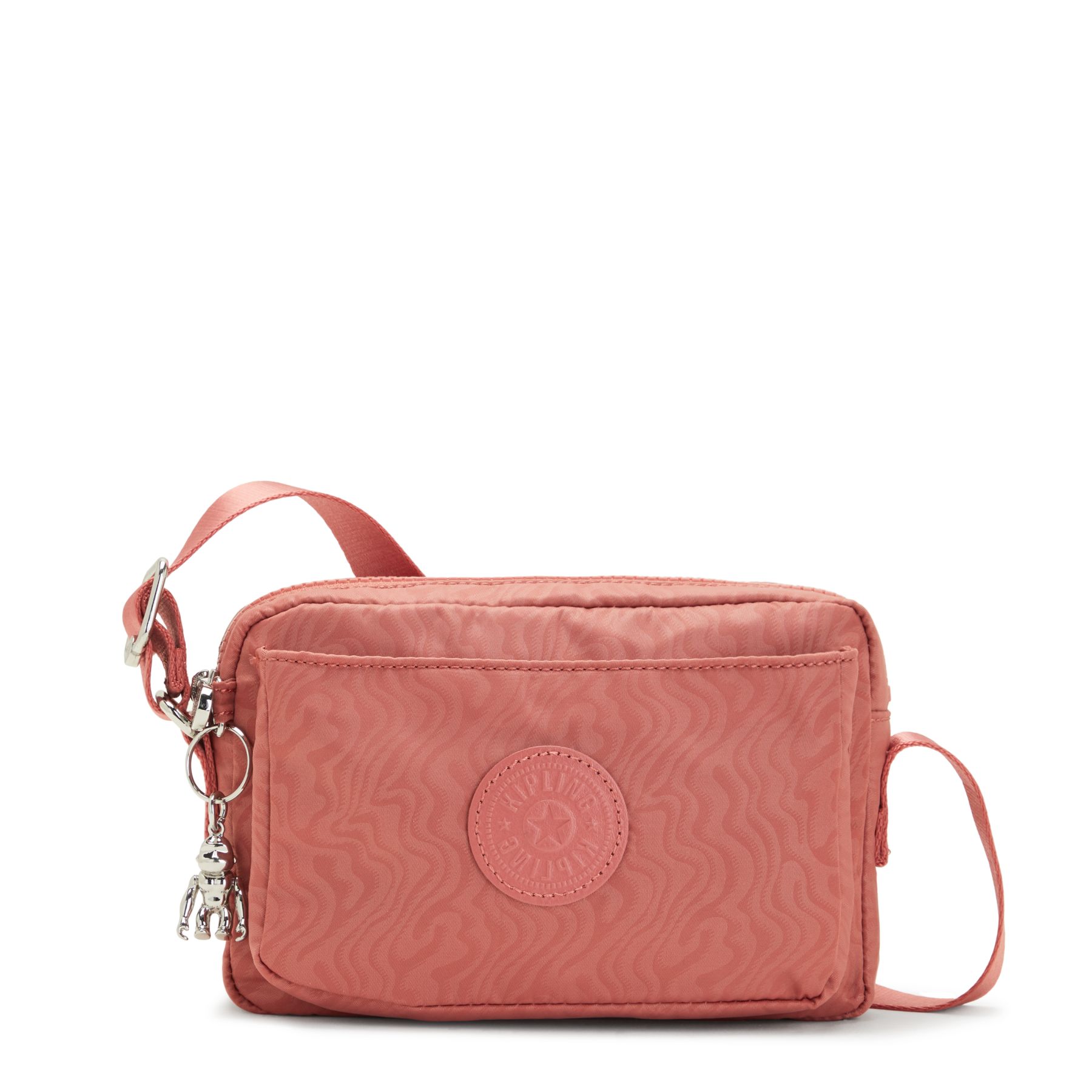 ABANU Mini Sac à Bandoulière avec Sangle Ajustable - Vintage Pink Emboss