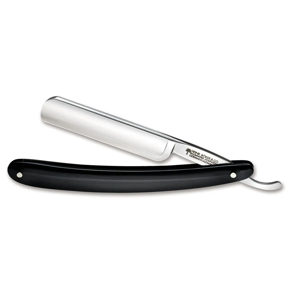 Böker -  Böker Rasiermesser Classic Stainless Rundkopf schwarz