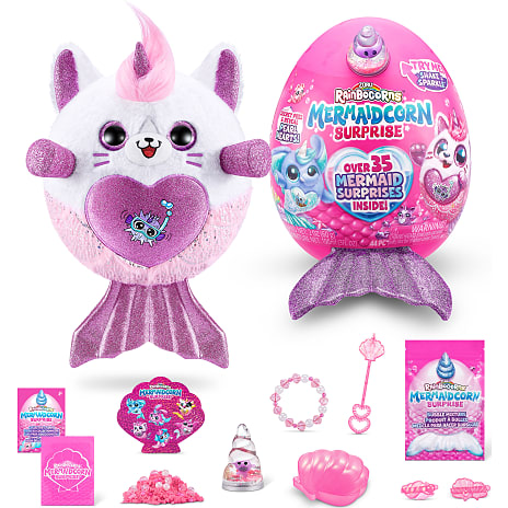 Rainbocorns Mermaidcorn Surprise bamse - assorteret