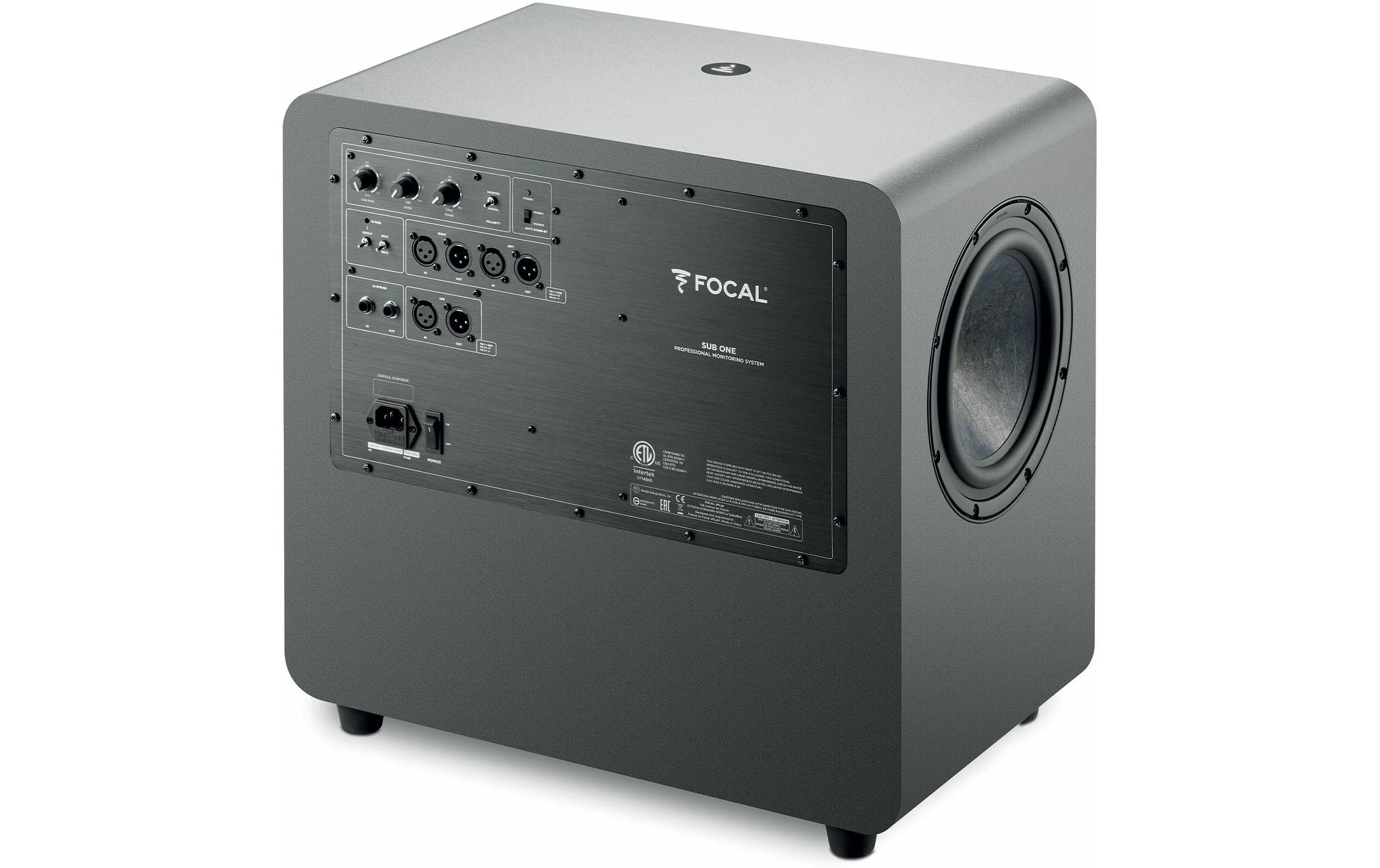 Subwoofer Sub One Schwarz<br>Aktiver Profi-Subwoofer