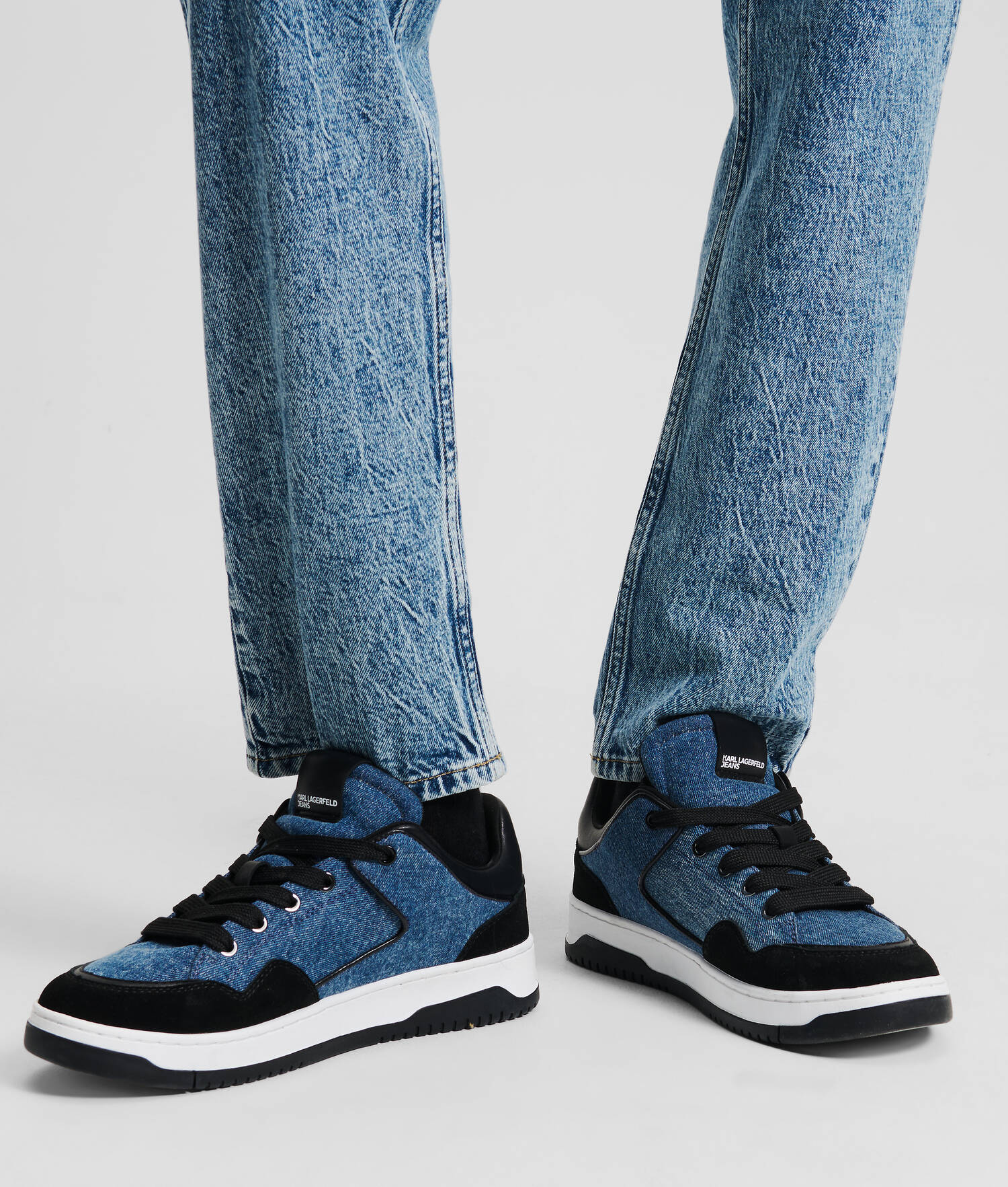 BASKETS EN DENIM KLJ KREW