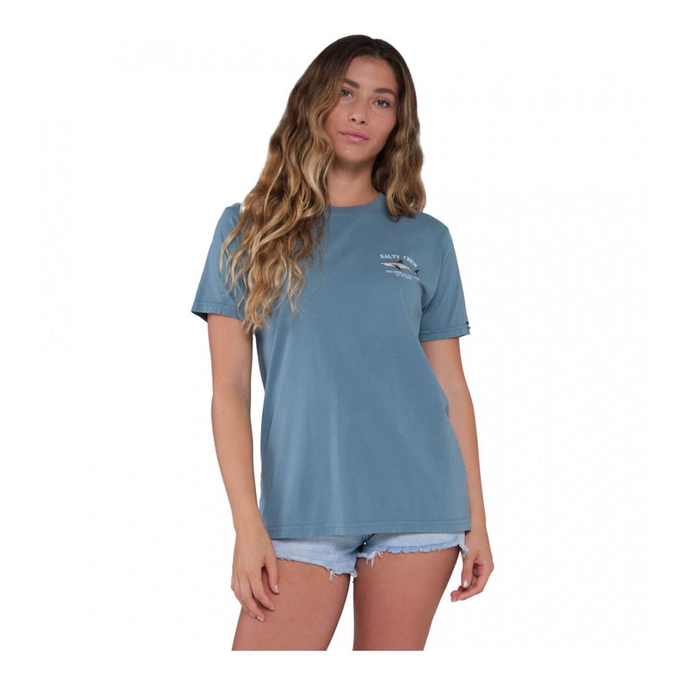 Salty Crew BRUCE BOYFRIEND - Tee-shirt Femme atlantic green