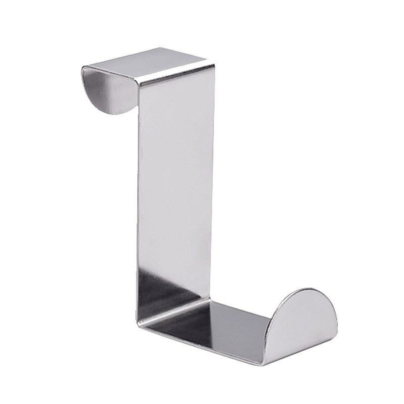 (6x4cm) Edelstahl Haken Multifunktions Bügel Universal Kleiderhaken - Silber