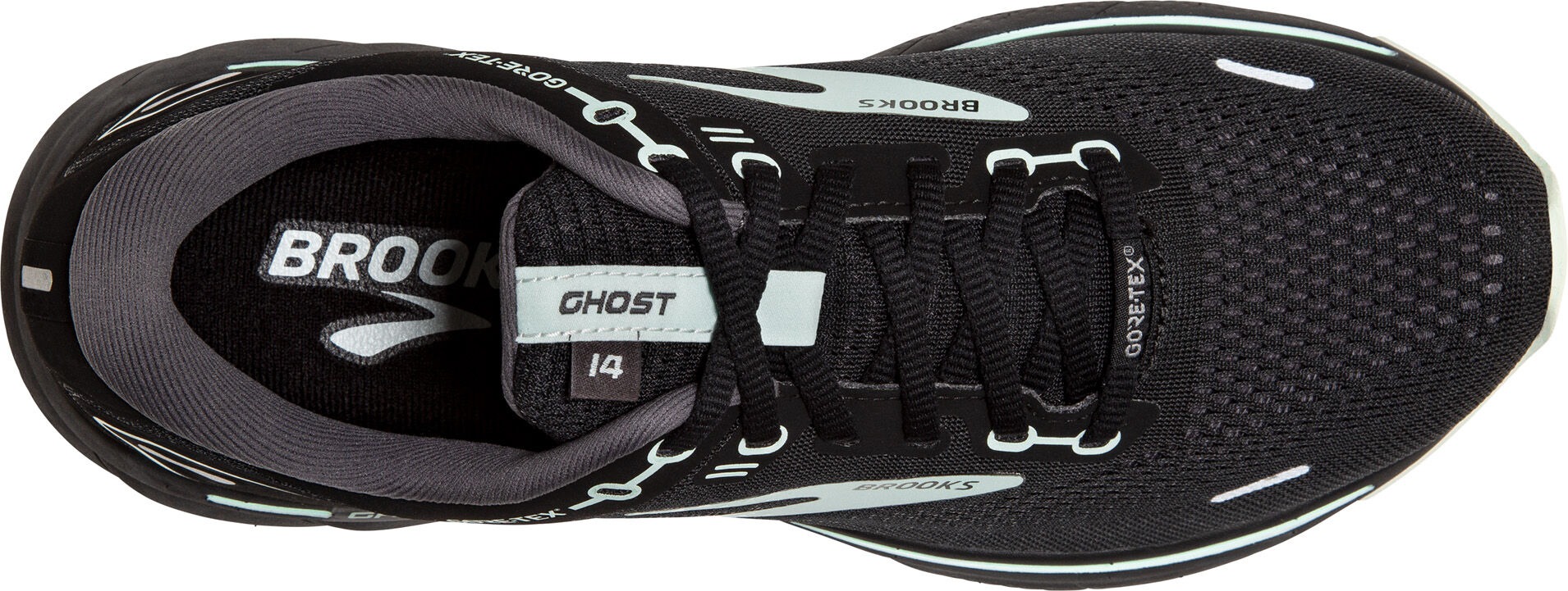 Ghost 14 GTX Dame 015/Black/Blackened Pearl/Aquaglass