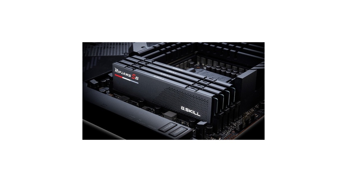 G.Skill32 GB DDR5-6000 Kit werkgeheugen  (Zwart, F5-6000J3040F16GX2-RS5K, Ripjaws S5, XMP)
