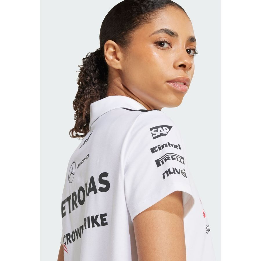 Adidas Polo blanc Mercedes - AMG Petronas Formula One Team