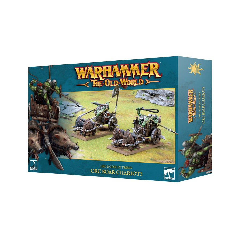 Warhammer : The Old World - Orc & Goblin Tribes - Orc Boar Chariots