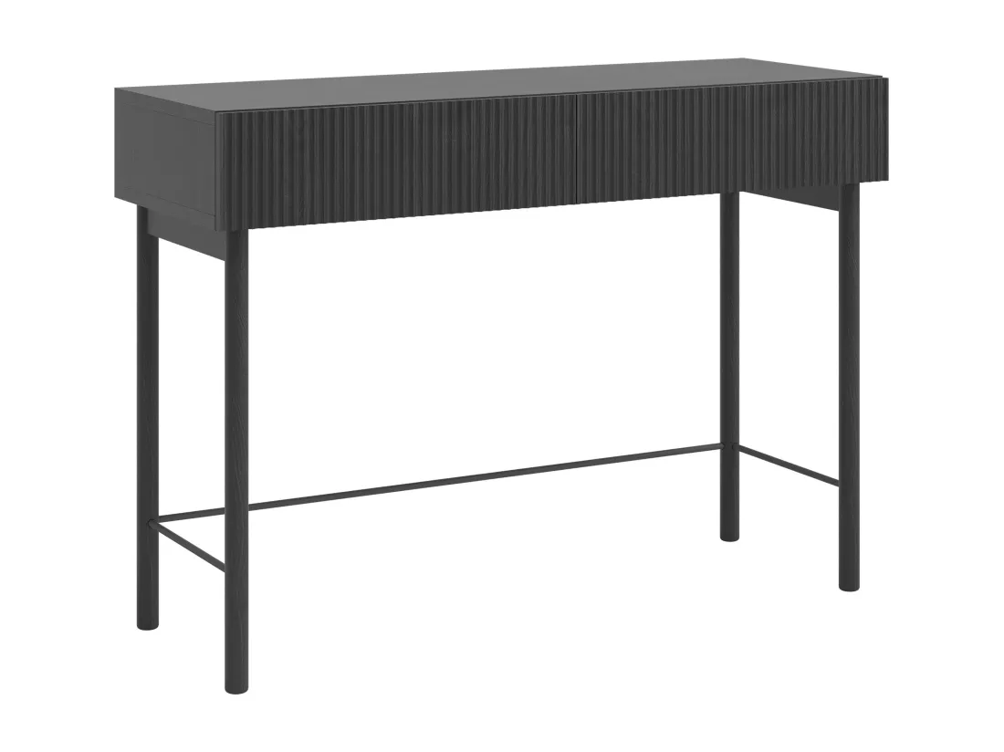 Coiffeuse avec tiroir - debout - 110 cm - couleur du bois de frêne Portland - NOLIE