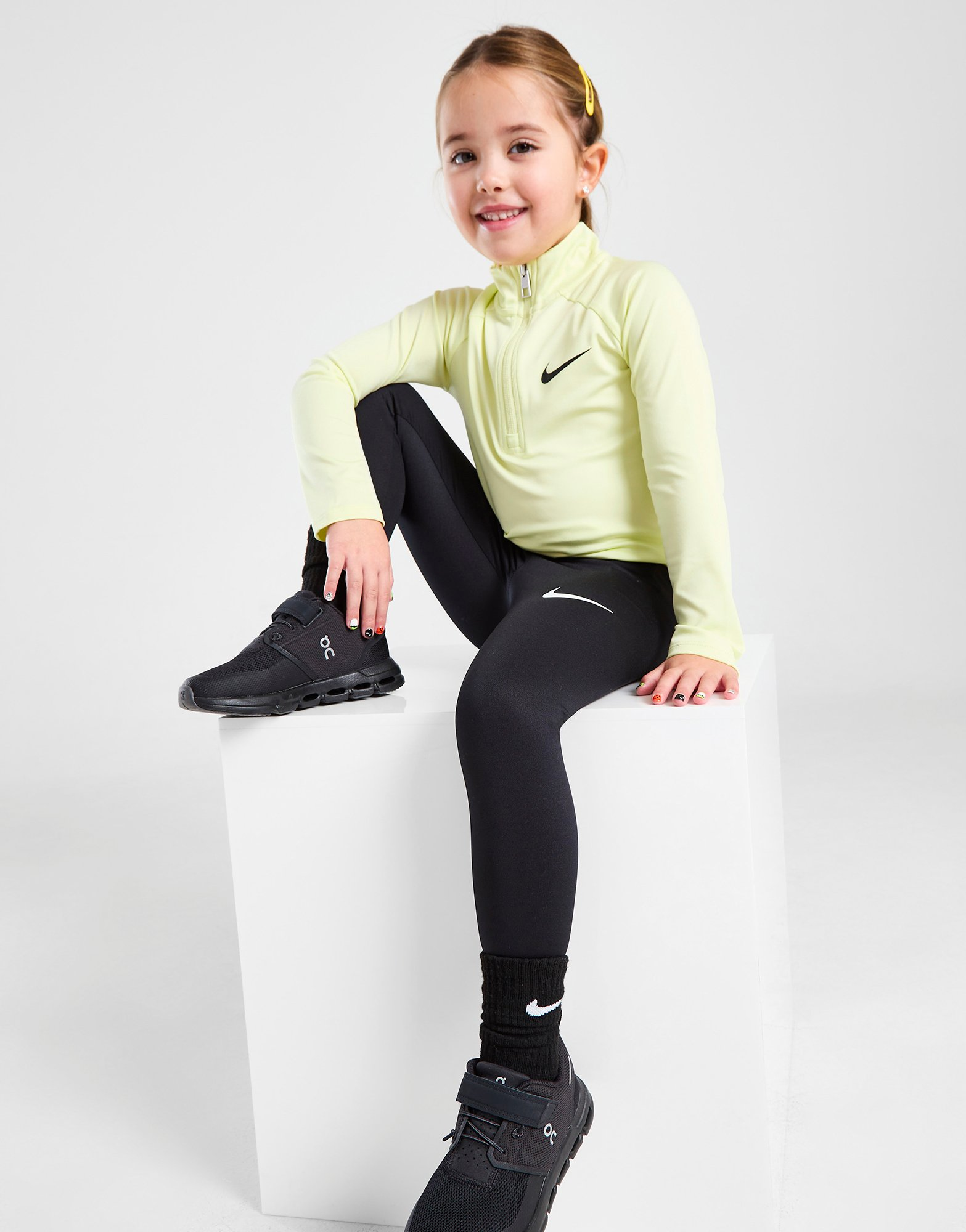 Nike Ensemble Haut Zippé/Legging Enfant