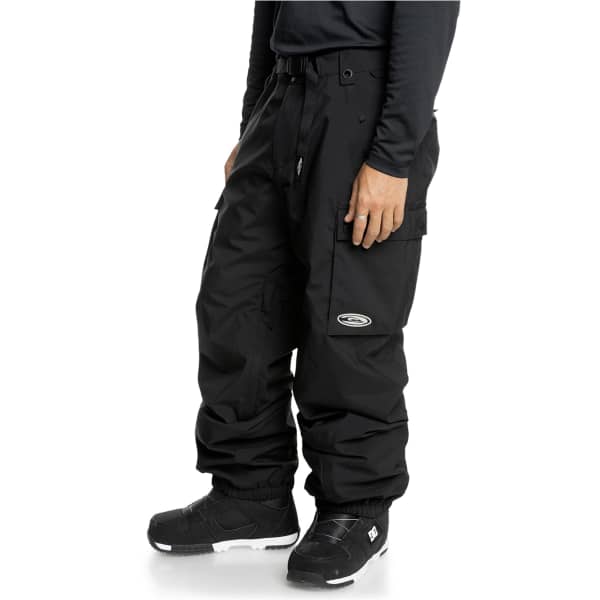 Pantalon snowboard QUIKSILVER SNOW DOWN CARGO TRUE BLACK