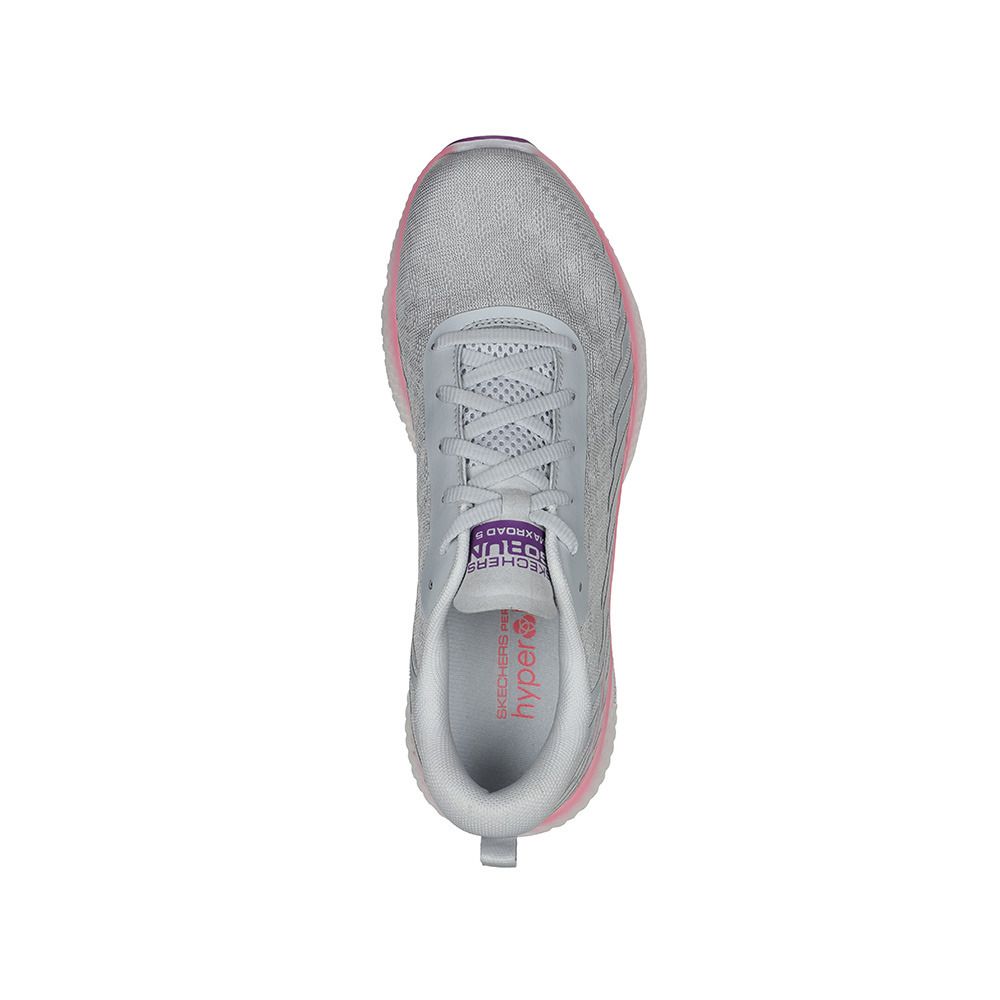 Skechers GO RUN MAXROAD 5 - Chaussures running Femme gray/pink