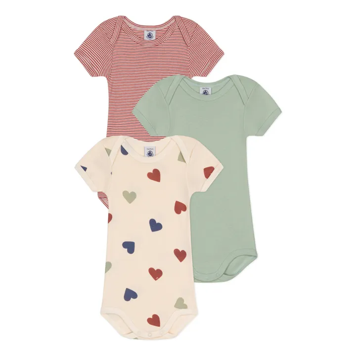Petit Bateau Lot 3 Bodies Tricoeur | Ecru
